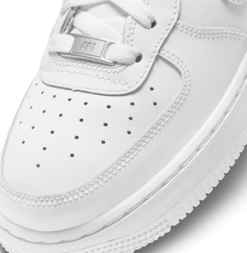 GS Nike Air Force 1 TRIPLE BLANCO TODAS LAS TALLAS Nuevo DH2920-111 Niños Grandes - Imagen 7 de 8