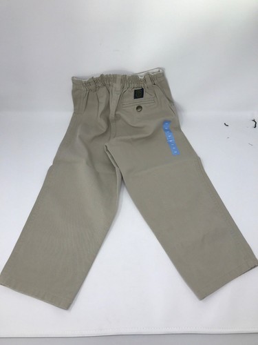 Baby GAP Kids Boys Toddler Khaki Pants Size 4XL Elastic Waist Flat Front Uniform - Picture 10 of 11