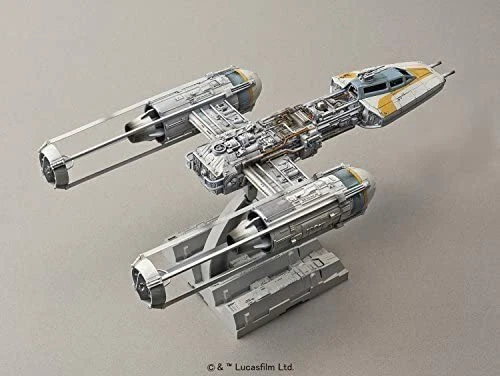 Star Wars Y-WING STARFIGHTER 1/72 Bandai/Revell 012094 Plastic Model Kit New - Immagine 4 di 4