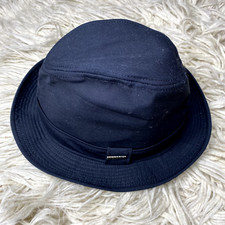 Stetson Black Water Repellent Bucket Hat Size 7 1/8 Made in USA