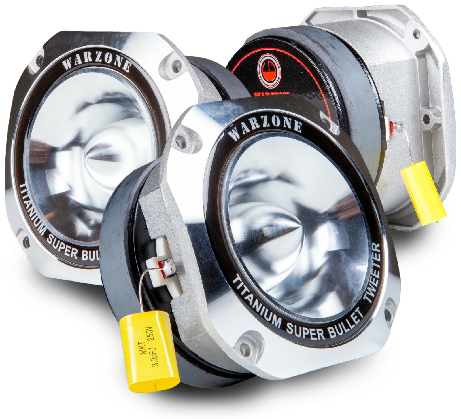 2x Gravity WZ50TW 1500W Heavy Duty Titanium Super Tweeter Loud Speaker 4-Ohms