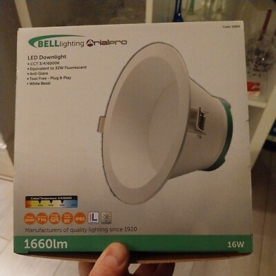 Bell 10954 16W Arial Pro CCT Einbauleuchte IP65 4000K - je 30£ portofrei