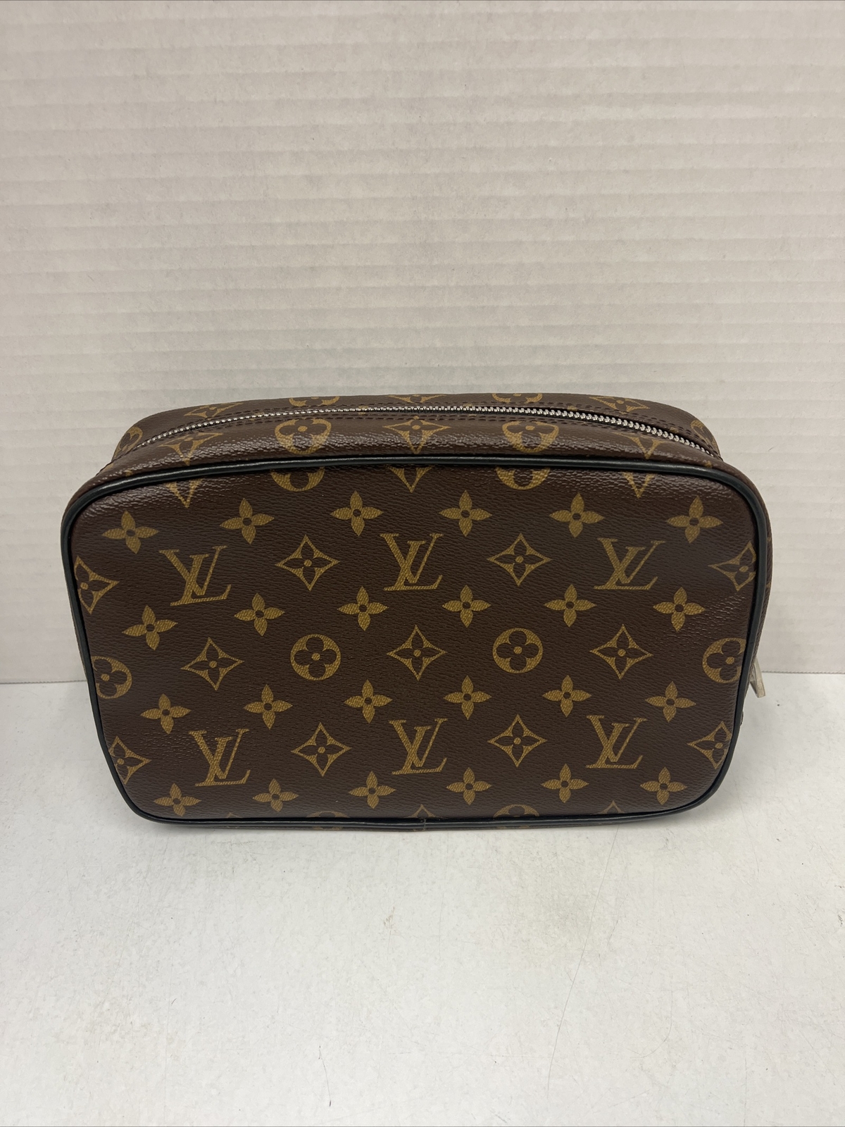 Louis Vuitton Toiletries Bag BA1115 Brown Black Monog… Gem