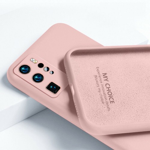 For Huawei P40 P30 Pro P20 Lite Soft Liquid Silicone Case Cover Square Edge - Picture 15 of 22