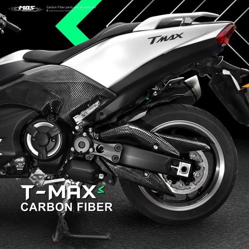MOS Carbon Fiber Accessories and Rear Fender for Yamaha TMAX 530 560 2017-2021 - Picture 9 of 9