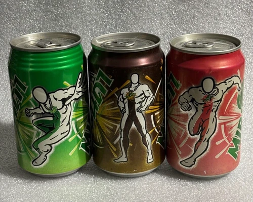 3x MIRINDA Soda CAN : MIRINDA MAN series from Pepsi Thailand