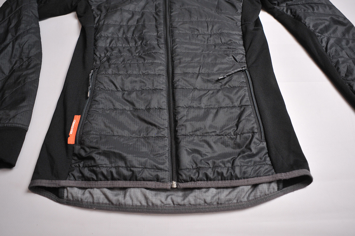 ICEBREAKER W's HELIX LS ZIP HOOD S ブラック Womens Icebreaker Helix LS Zip MerinoLOFT Hooded Hybrid