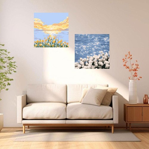 1 * Landscape Digital Oil Painting 9CT9 - Picture 4 of 16