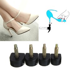 5-10PCS High Heel Repair Tips Tap Dowel Lifts Shoes Repair Replacement Soles 