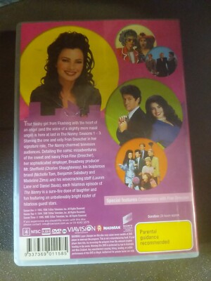 The Nanny Season 1 2 3 (DVD, 1993) Fran Drescher Comedy Region 4
