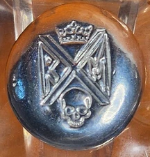 Reckless Metals RXM LOGO Button CAN NOT BE BOUGHT ONLINE  1/2oz .999 Fine Silver