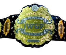 Replica Heavyweight Wrestling Championship LEATHER Belt 2MM Brass Adult