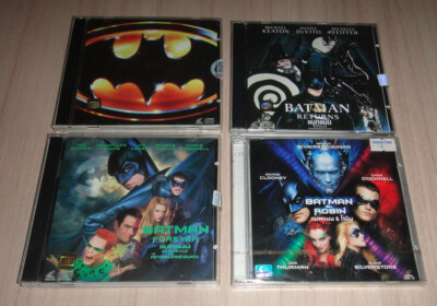 4 Thailand Video CD VCD Batman Movie Returns Forever & Robin Set Warner X DVD