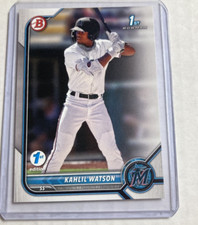 2022 Bowman 1st Edition #BPPF-3- KAHLIL WATSON 1st Bowman RC Rookie. Guardians