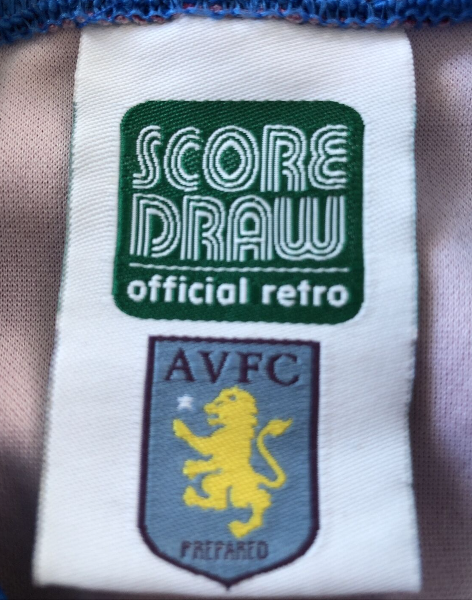 Écharpe De Foot Vintage Aston Villa – Finale Coupe 1993/94 – Rétro