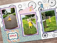 Summer Scrapbook Pages, 12 by 12 Vacation Layouts, Summer Vacation Pages