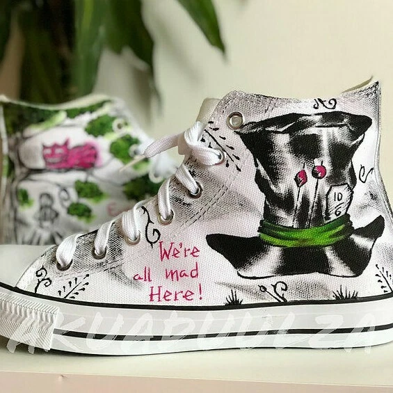 Disney Themed Shoes Hand Painted Shoes Custom Converse 