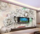 3D Diamond Rose R23208 Wallpaper Wall Mural Self-adhesive Removable Luna