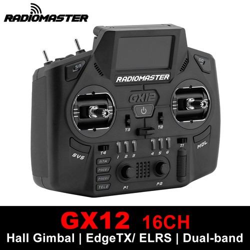Radiomaster GX12 Radio Transmitter Dual-band Controller 2.4GHz/900MHz 16CH ELRS - Picture 4 of 24