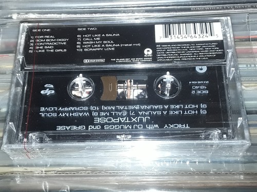 TRICKY DJ MUGGS & GREASE JUXTAPOSE 1999 CASSETTE USA EDITION HYPE STICKER SEALED - Picture 2 of 4