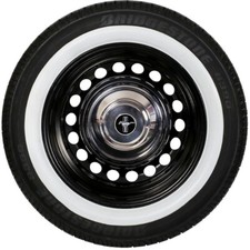 4X 13" WHITE WALL TYRE TRIMS PORTAWALL RAT ROD OLD SCHOOL. FREE SHIPPING