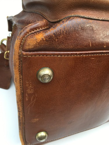 VTG Ghurka Marley Hodgson Express No. 2 All-Leather 20" Duffle Weekender Bag - Picture 15 of 24