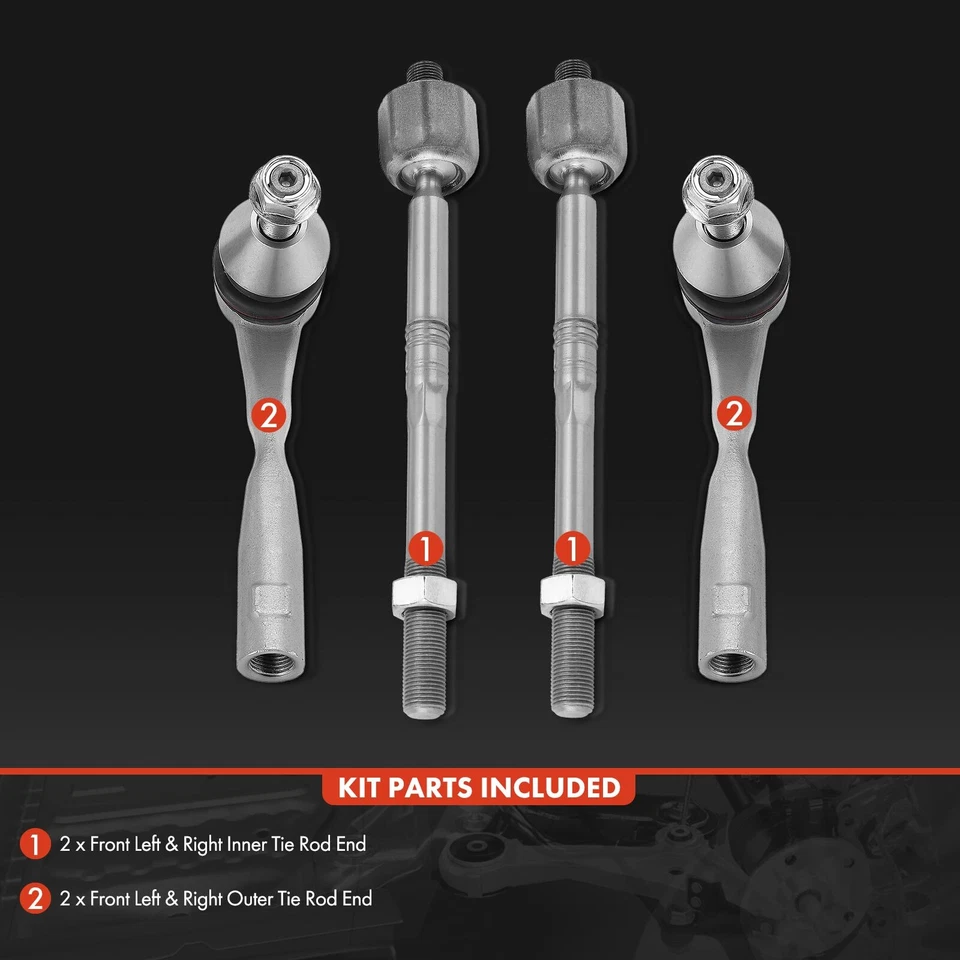 Комплект из 4 передних внутренних и внешних торцевых анкерных креплений для Mercedes-Benz GL350 GL450 ML250 ML550 - Изображение 2 из 4