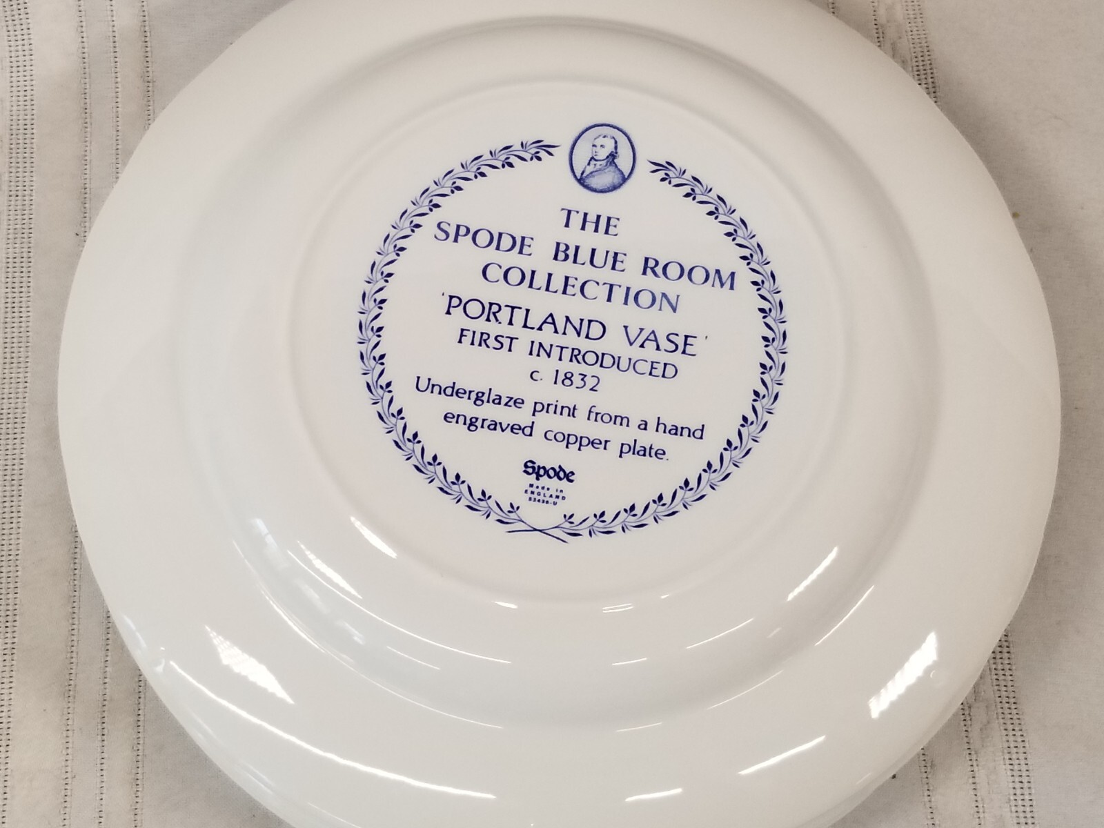 6 Spode The Blue Room Collection seasons  Dinner Plates 10 1/4"