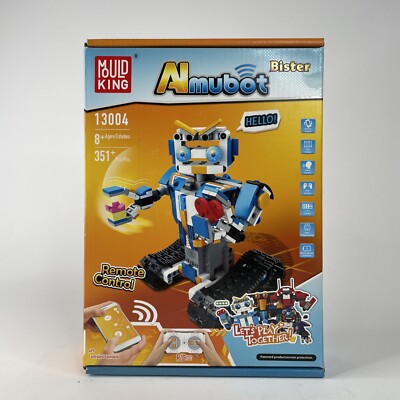 ALMUBOT 13004 Building Block Robot Kits for Kids, Remote & APP Control Robot 