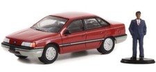FORD Taurus + sales associate in suit - 1989 - redmetallic - Greenlight 1:64