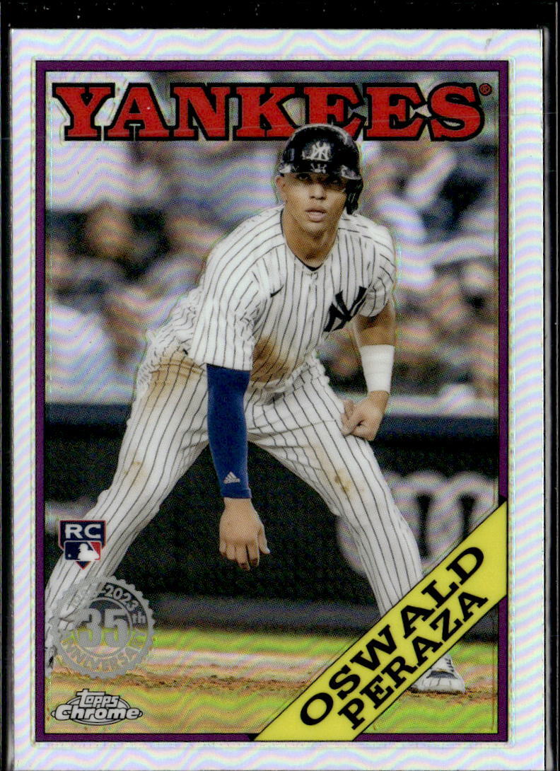 2023 Topps Chrome 1988 Oswald Peraza New York Yankees #88BC-16 
