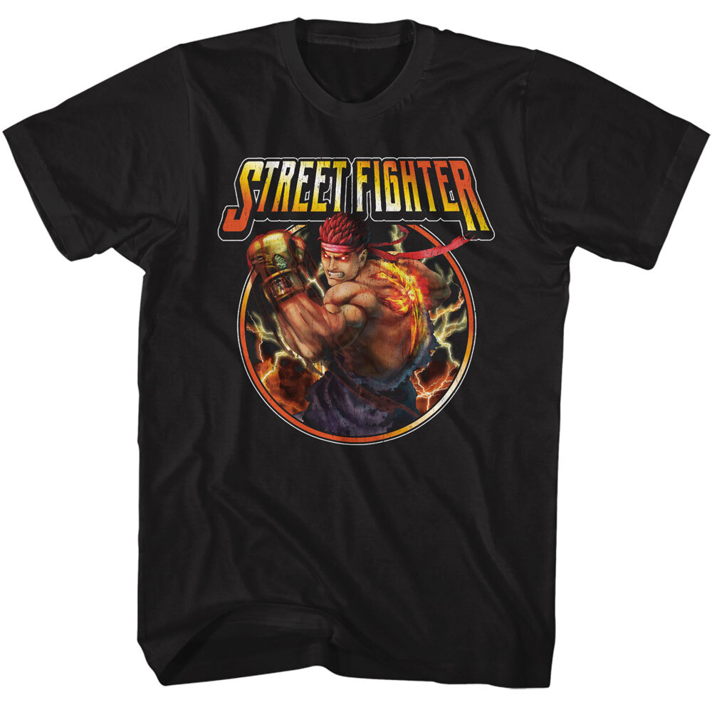 T-shirt Street Fighter Rétro – Évolution De Ryu – Design Classique Jeux Vidéo