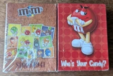 USAopoly M&M Playing Cards, 2 Brand New Sealed Decks 2011, Price Sticker Residue
