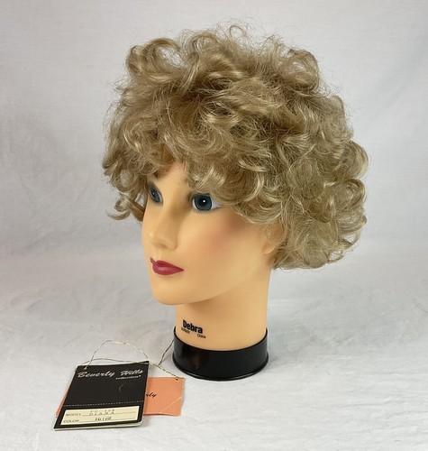 Tony of Beverly Short Curly Modacrylic Wig Med. Blonde/Ash Blonde 50/50 Frost