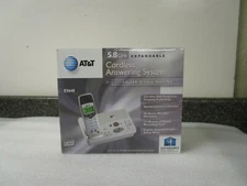 New! AT&T E5640 5.8Ghz Expandable Cordless Answering Phone System Caller ID Wait