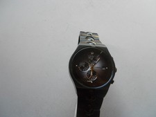 Fossil Chronograph men's quartz,Date,battery & Analog dress black watch.Fs-4157.