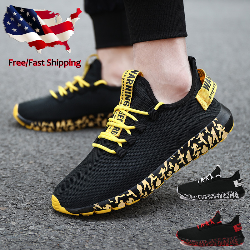 Men's Athletic Shoes Running Outdoor Casual Walking Fashion Sneakers Tennis Gym