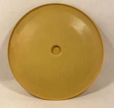 Vintage Tupperware Chip and Dip *Tray Only*-Harvest Gold-14 Inches Round