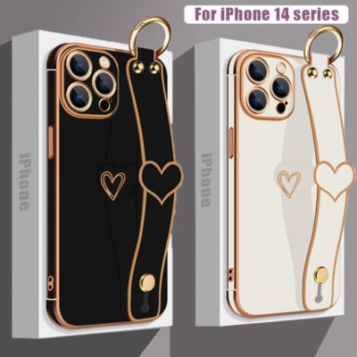 Hülle für iPhone 16 15 14 13 12 11 PRO MAX XR XS SE 2020 Handschlaufe Handy Case - Bild 1 von 4