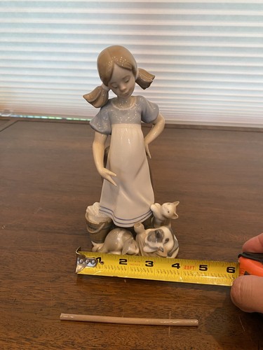 VTG LLADRO PLAYFUL KITTENS Glossy Porcelain Figurine #5232 W/BOX 8.25"H SPAIN - Picture 3 of 13
