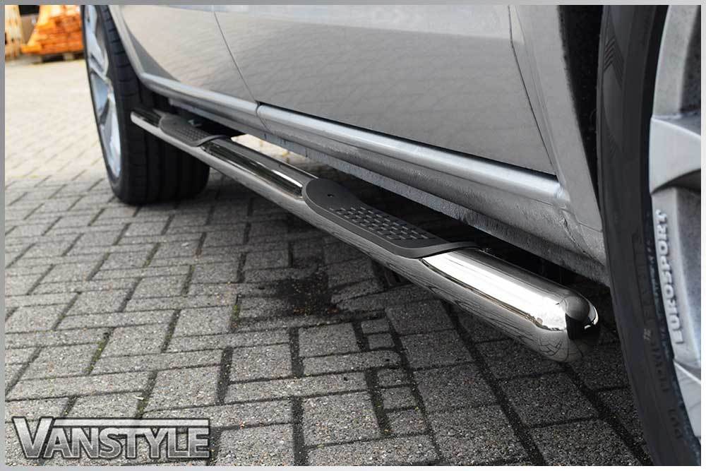 Vito W447 bumperbescherming voor de achterbumper, van verchroomd roestvrij staal, vanaf 2014