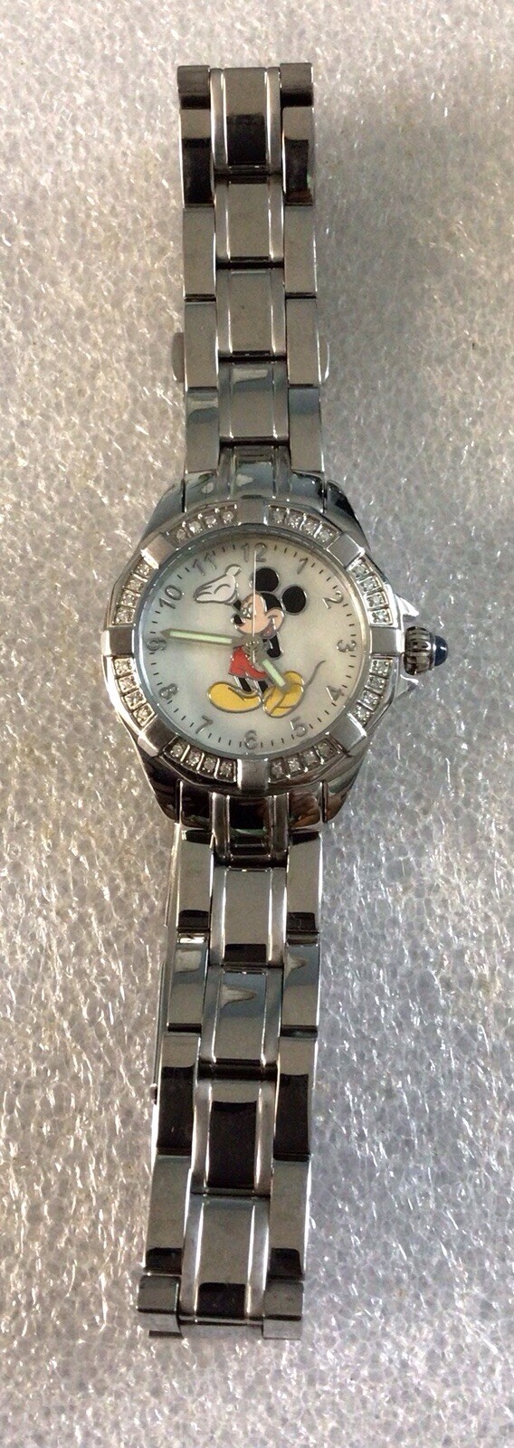 Affinity Disney Watch Mother Of Steel Diamond Stainle… - Gem