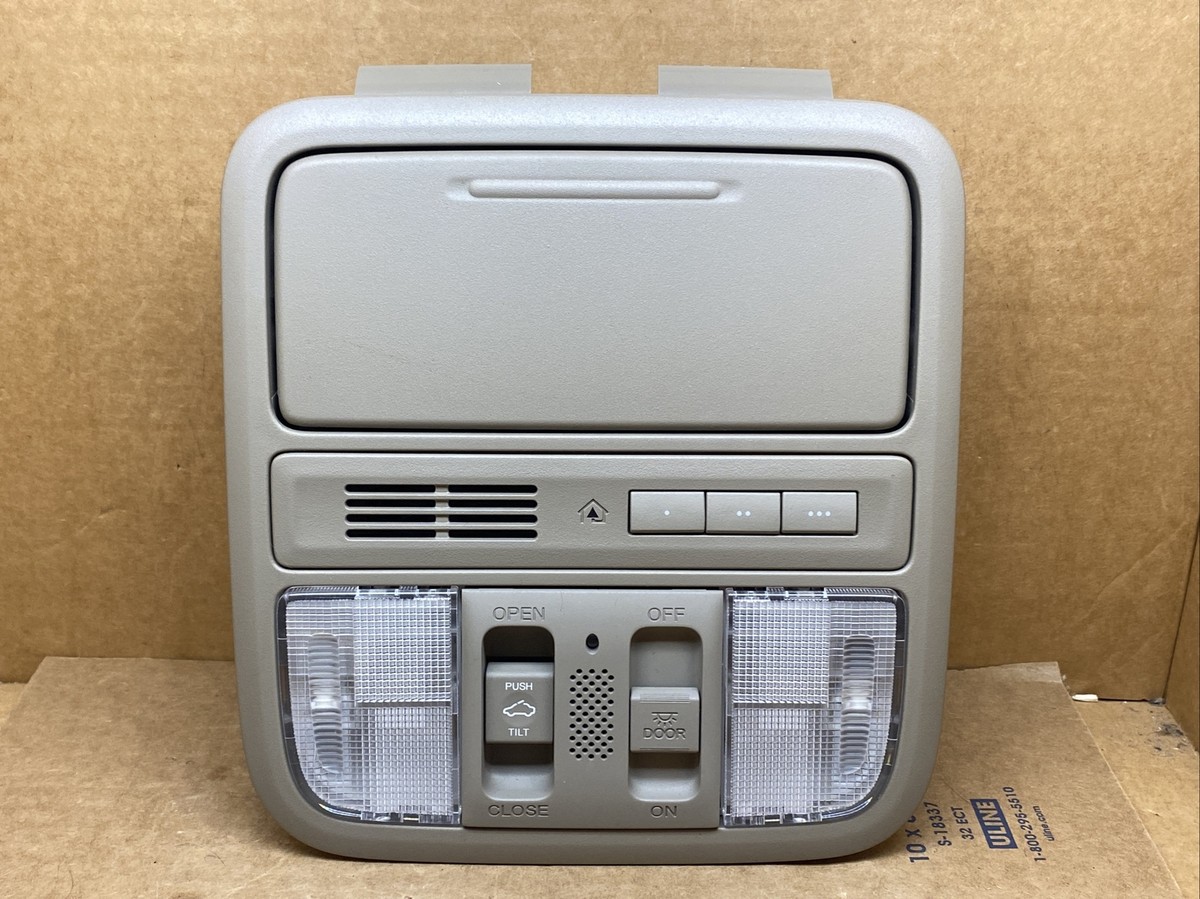 2011-2017 Honda Odyssey Over Head Overhead Console Homelink Tan