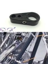 1" Motorcycle Handlebar Brake Clutch Cable Wire Clamp Holder Fix For Harley Bike