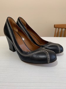 dark navy court shoes