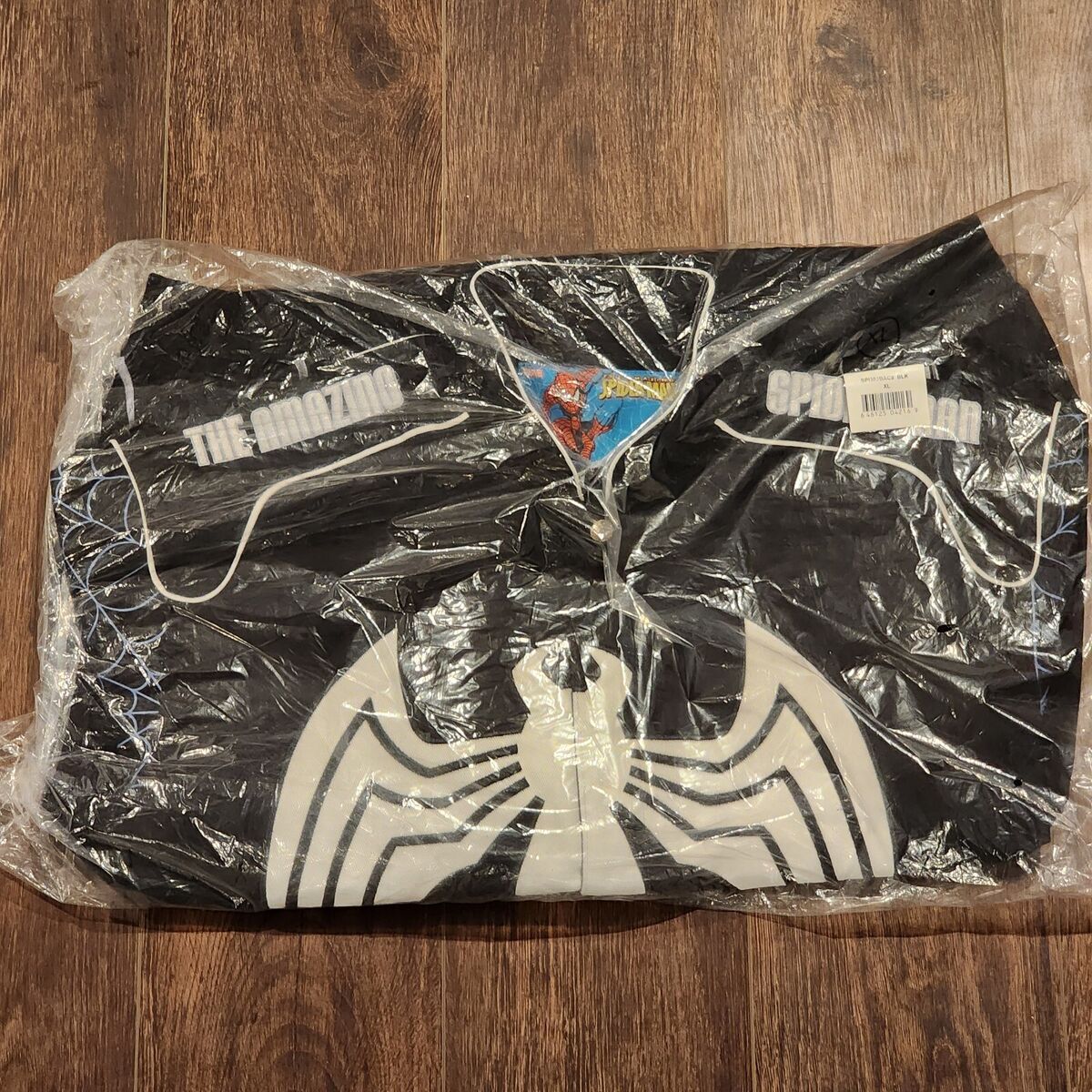 Vtg JH Design Marvel Spider-Man Black Suit Symbiote Racing Vtg JH Design Marvel Spider-Man Black Suit Symbiote Racing