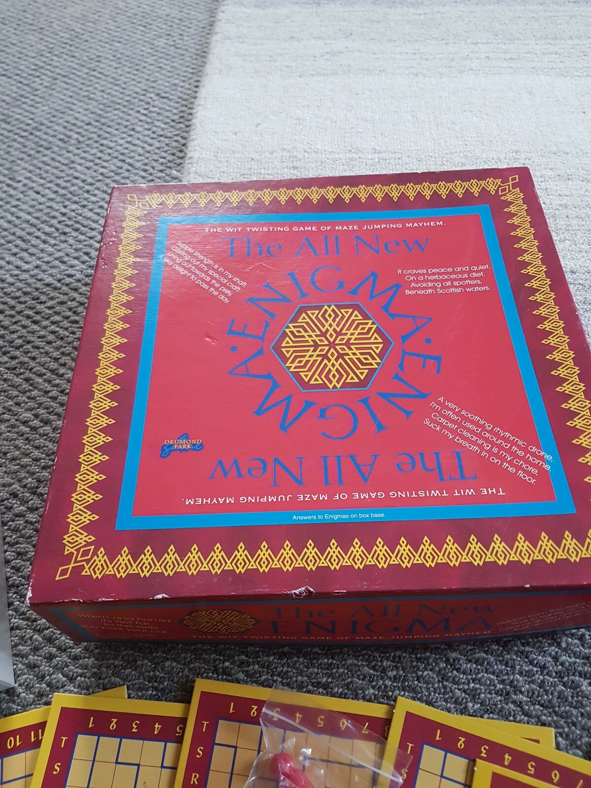 The All New Enigma Family Board Game - FULLY COMPLETE -