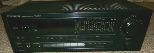 Vintage 1990s 90s Pioneer SX-251R Stereo Receiver Graphic Equalizer Nice LOOK !!