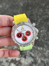 Urban Art Cartoon Watch with Doodle Crown - Unique Fashion Timepiece