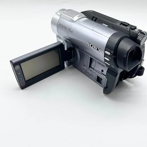 Sony DCR-DVD810 Silver 25x Zoom DVD Hybrid Plus Handycam Camcorder w/Battery - Image 3 of 4